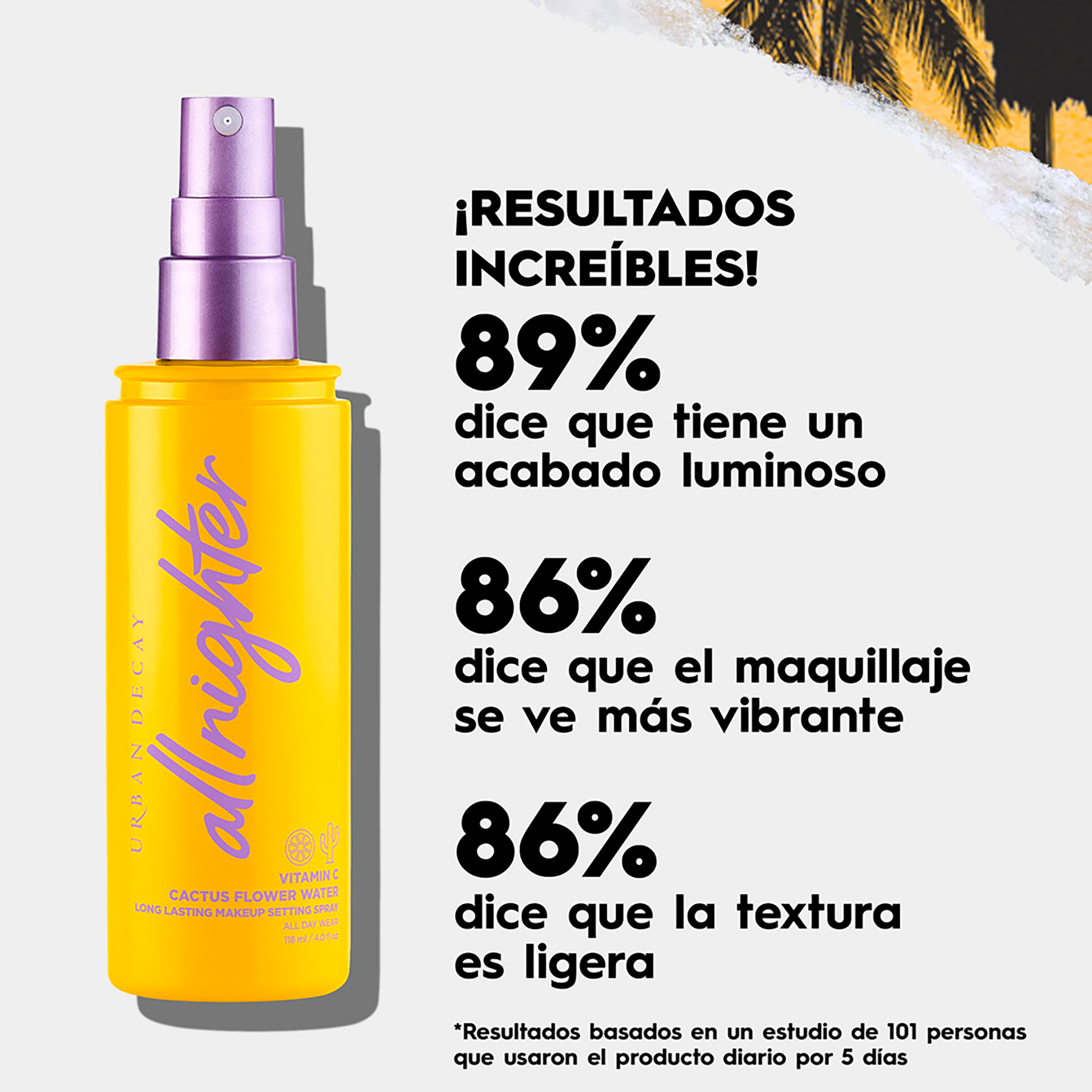 ALL NIGHTER SETTING SPRAY VIT C JUMBO URBAN DECAY (SPRAY FIJADOR DE MAQUILLAJE TAMAÑO JUMBO)
